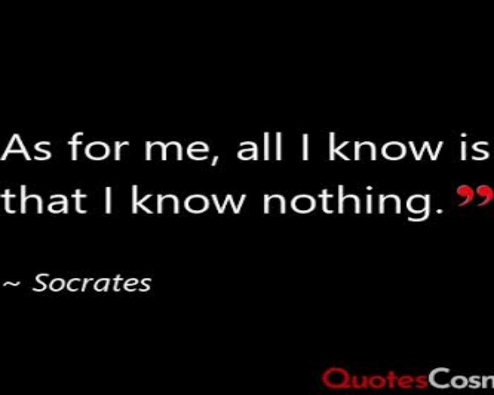We Know Nothing 