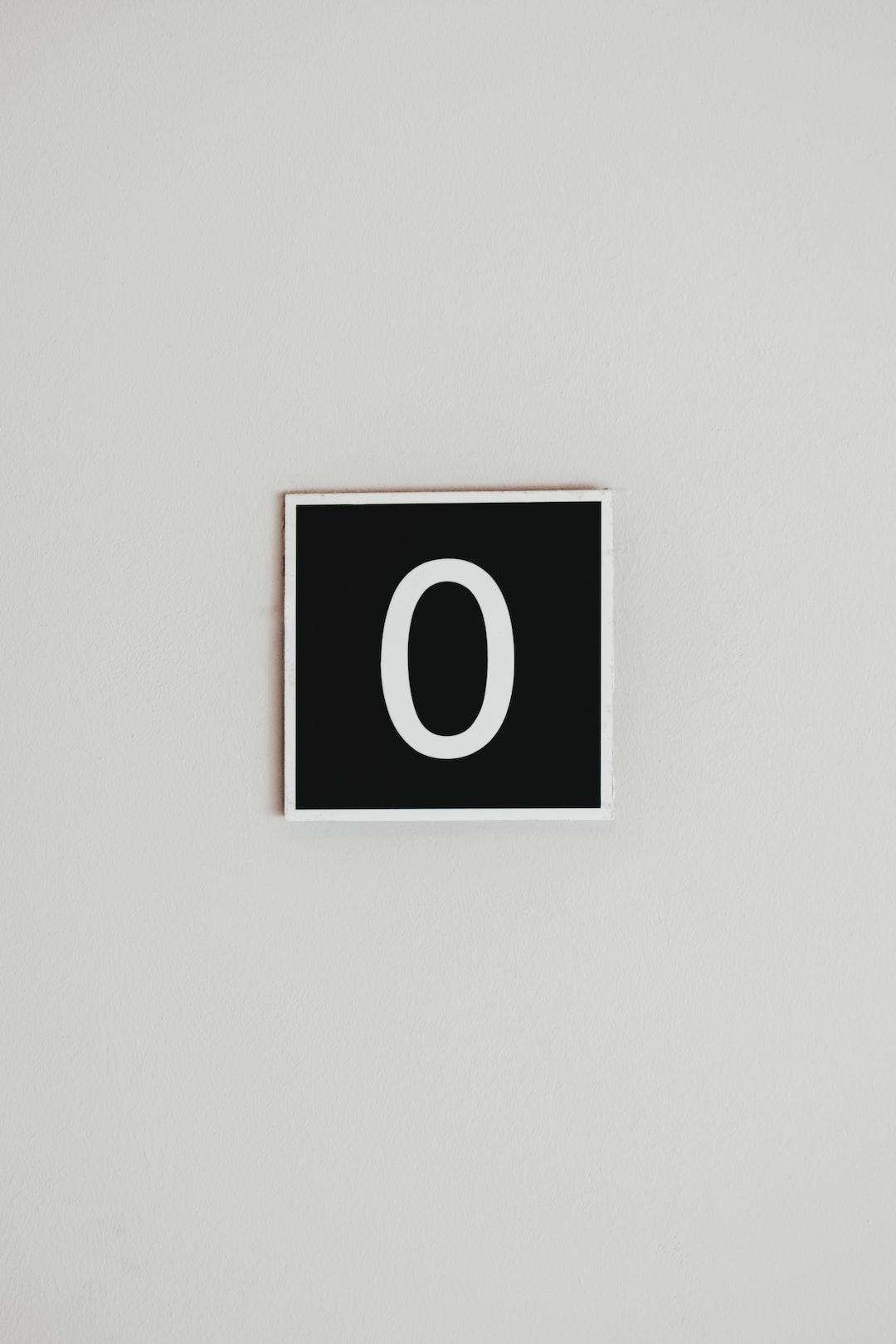 1. The Concept of Zero (0)