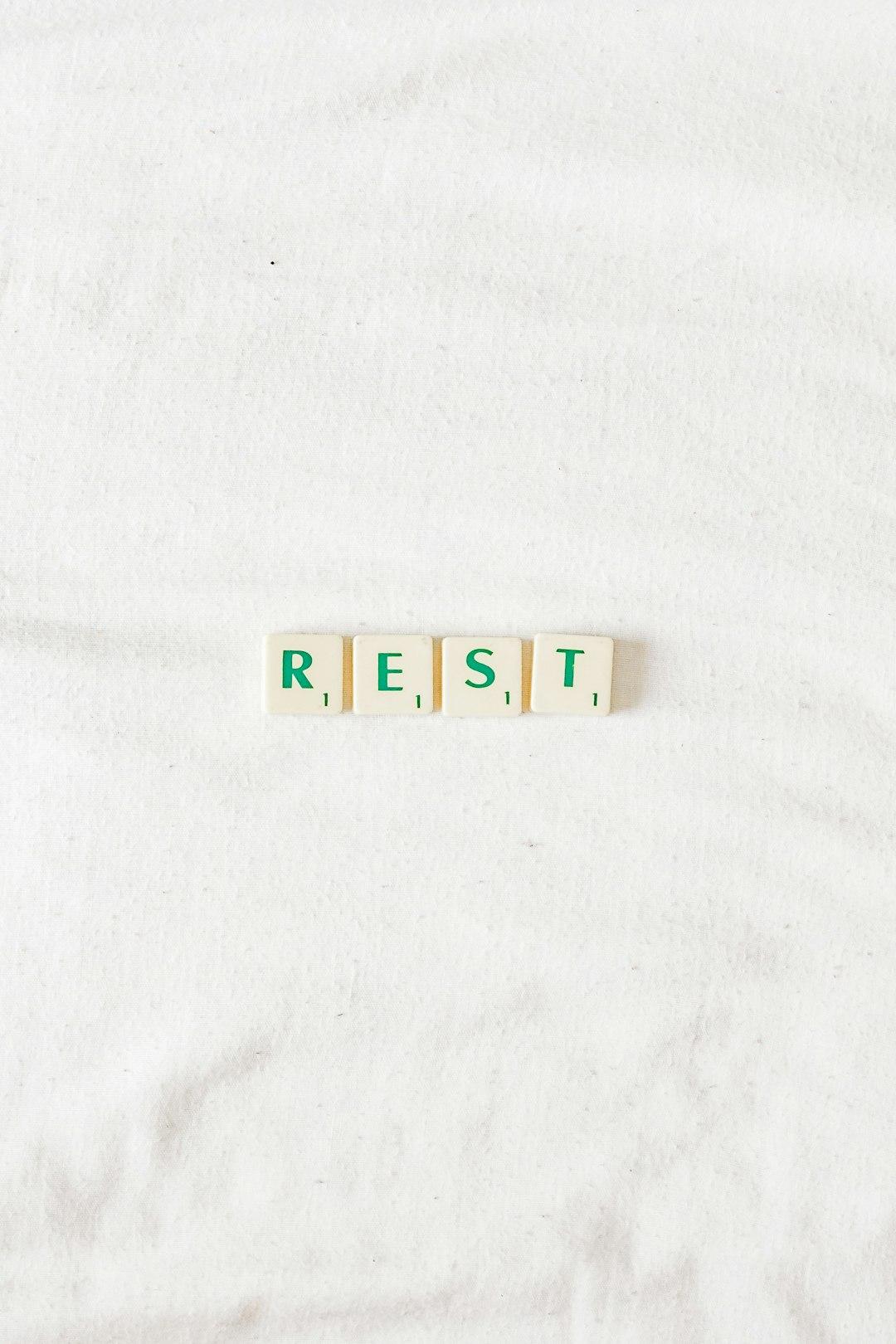 Prioritize Rest and Recovery