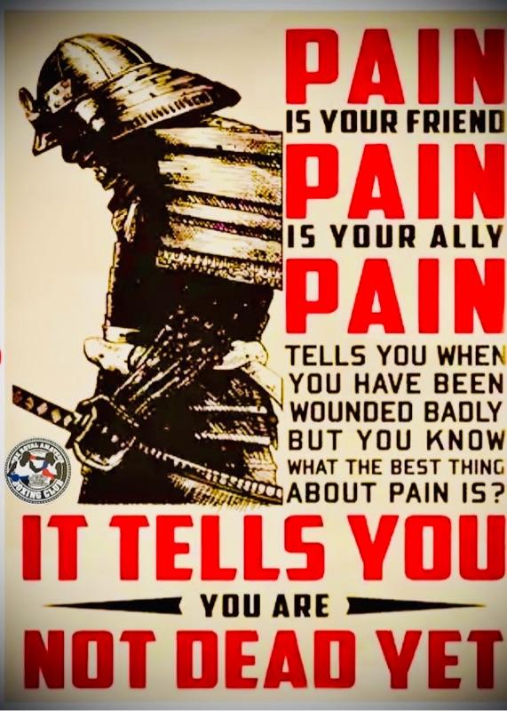 NO PAIN NO GAIN