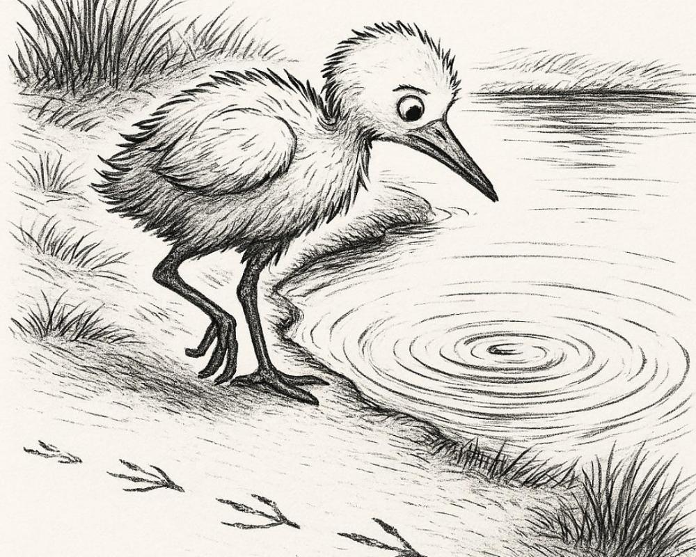 <p>Tiny footprints bird footpr...